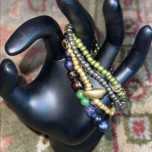 Nigeria 🇳🇬 seed bead stack